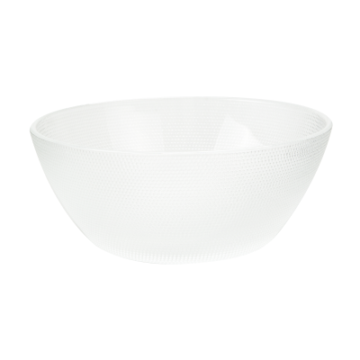 6 inch clear glass fruit salad bowl