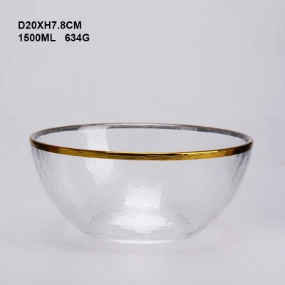 Food Grade 10mm glass bowl dinnerware sets glass bowls glass bowls